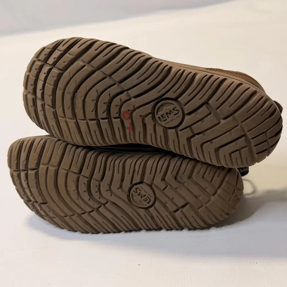Lems Primal Zen Woodland Shoes Mens Size 8.5 Brown Mesh Trail Sneaker LM220915